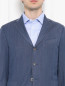 Пиджак однобортный из шерсти с узором "полоска" Boglioli  –  МодельОбщийВид1