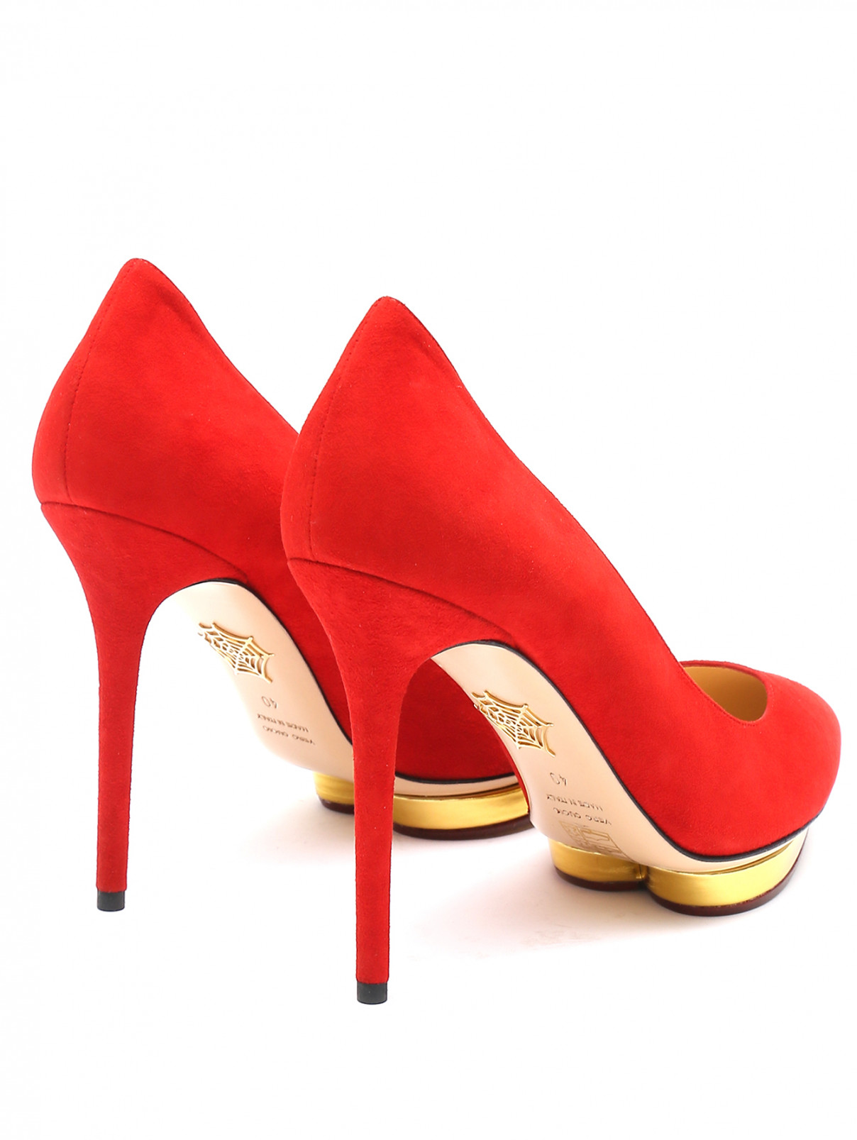 Туфли из замши на платформе Charlotte Olympia  –  Обтравка2