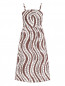 Платье-миди из хлопка с узором Max&Co  –  Общий вид