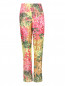 Свободные брюки на резинке из шелка с цветочным узором Antonio Marras  –  Общий вид