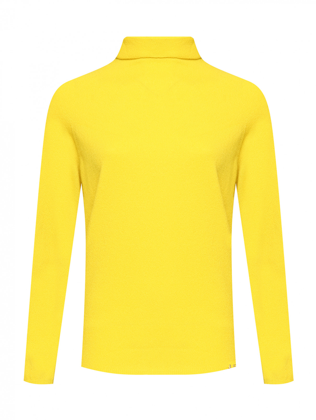 Водолазка из шерсти и кашемира Luisa Spagnoli  –  Общий вид  – Цвет:  Желтый