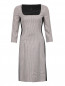 Платье-миди из смешанной шерсти с рукавами 3/4 Moschino Boutique  –  Общий вид