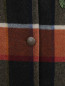 Однобортное пальто из шерсти с узором "клетка" и аппликацией Isola Marras  –  Деталь1