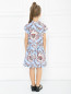 Платье хлопковое с цветочным узором Gucci  –  МодельВерхНиз1