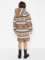 Пуховое пальто из шерсти и кашемира Burberry  –  МодельВерхНиз1
