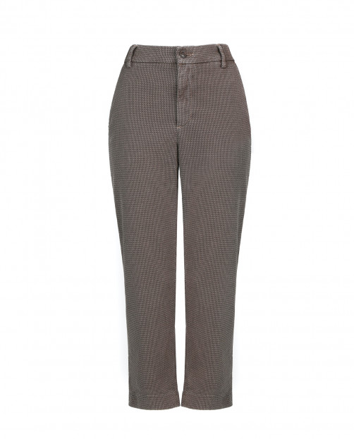 Укороченные брюки прямого фасона с боковыми карманами True NYC - Общий вид