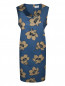 Платье из хлопка с цветочным узором Marina Rinaldi  –  Общий вид