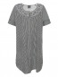 Платье из хлопка с узором "полоска" Marina Rinaldi  –  Общий вид