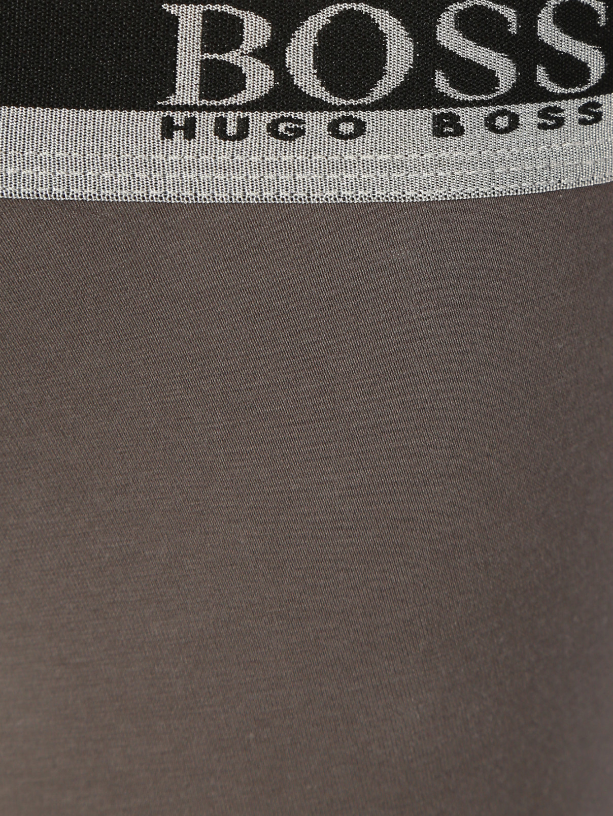 Трусы-боксеры из хлопка Hugo Boss  –  Деталь  – Цвет:  Серый