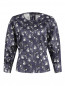 Блуза из хлопка с узором Max&Co  –  Общий вид