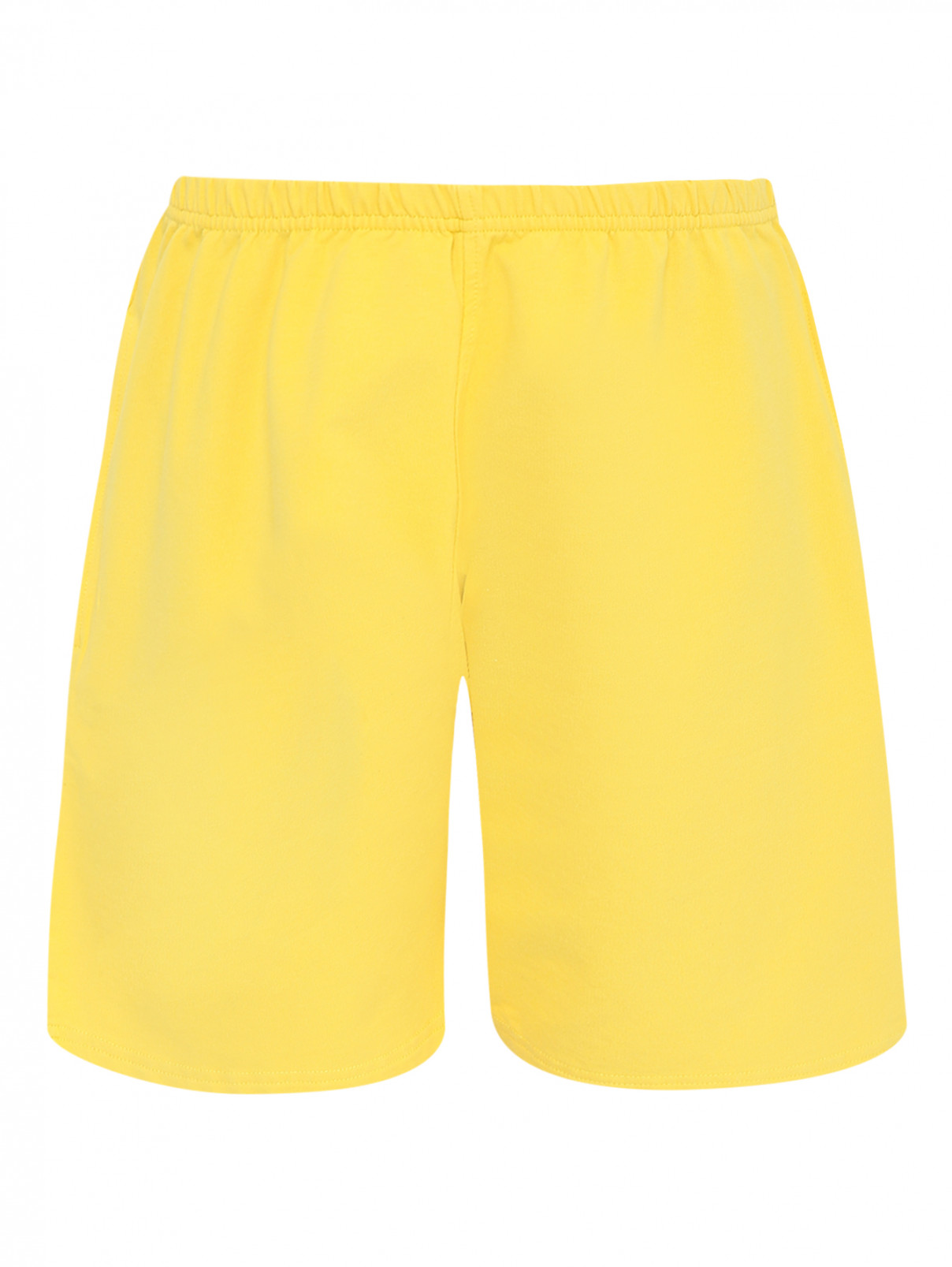 Короткие шорты с карманами Yporque  –  Общий вид  – Цвет:  Желтый