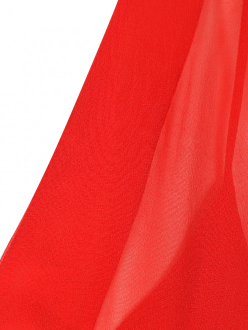 Платье-макси из шелка с кружевной отделкой - Деталь