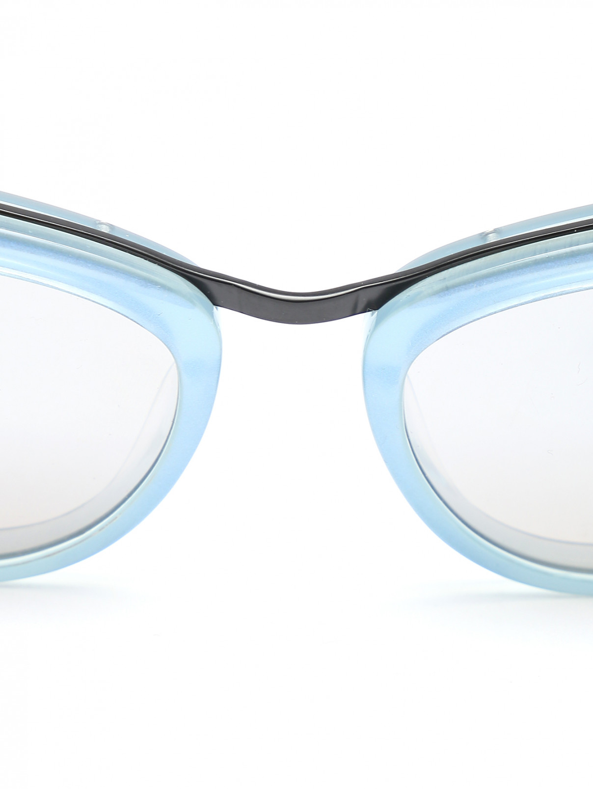 Солнцезащитные очки с декоративными дужками Kenzo  –  Деталь  – Цвет:  Синий