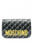 Сумка с узором на контрастной цепочке Moschino  –  Общий вид