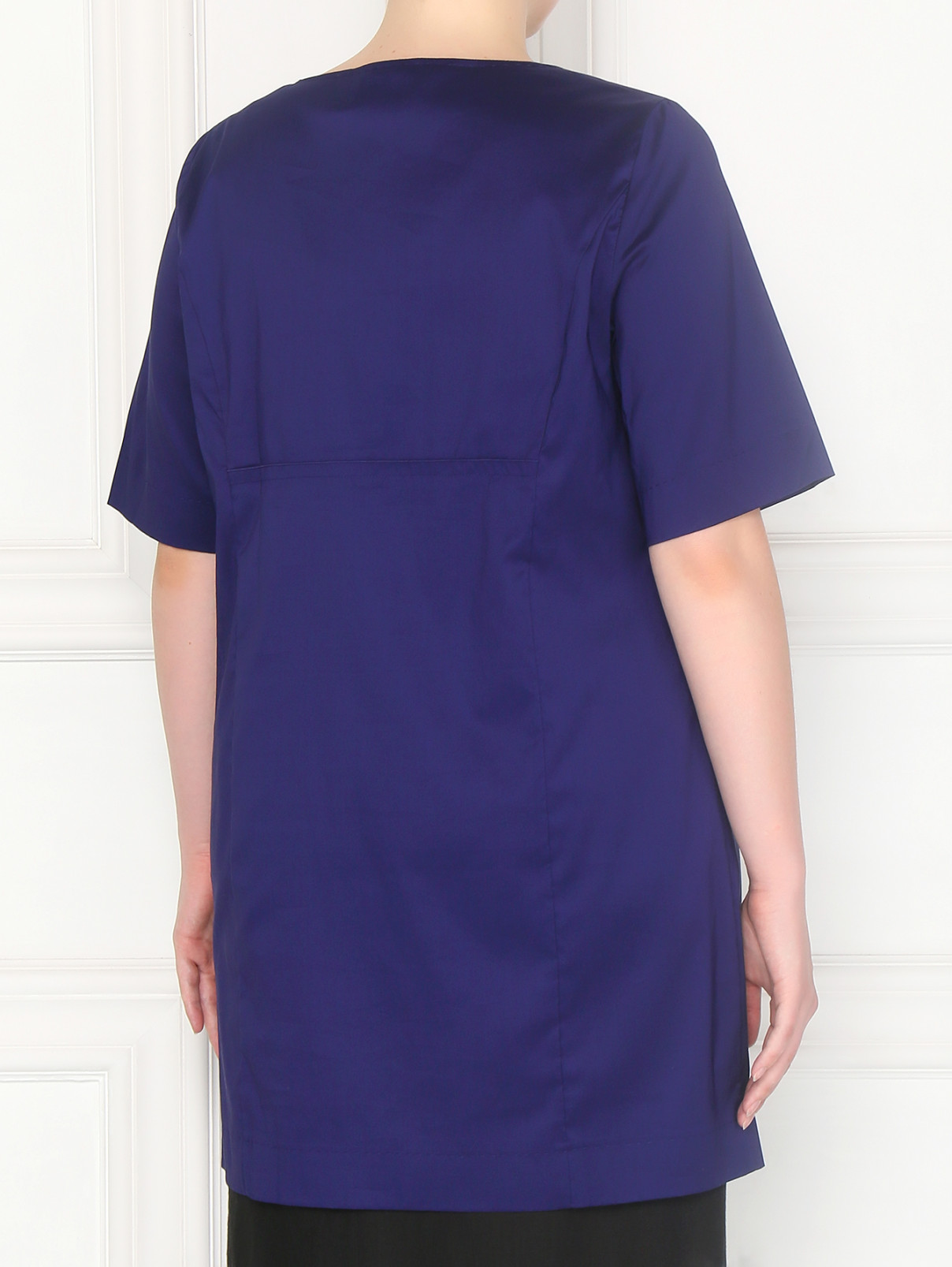 Блуза из хлопка Marina Rinaldi  –  Модель Верх-Низ1  – Цвет:  Фиолетовый