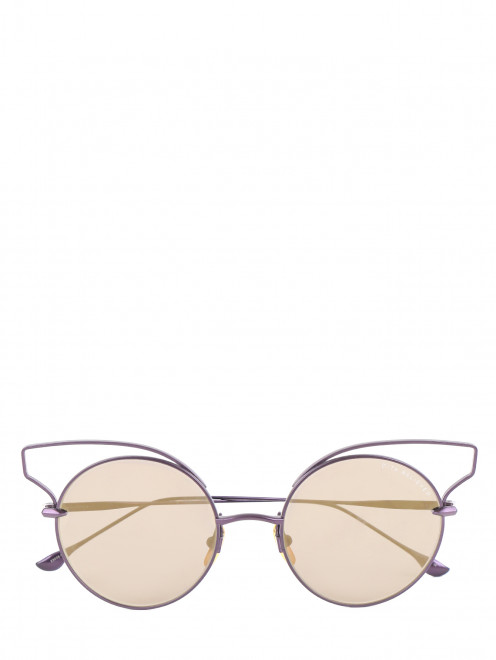 Солнцезащитные очки с металлической оправой  - Общий вид
