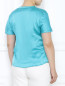 Блуза из шелка с коротким рукавом Marina Rinaldi  –  Модель Верх-Низ1