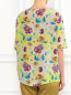 Блуза из шелка с цветочным узором Etro  –  Модель Верх-Низ1