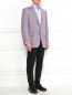 Пиджак однобортный из шерсти и шелка Corneliani  –  Модель Общий вид