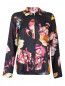 Блуза из шелка с цветочным узором Max Mara  –  Общий вид