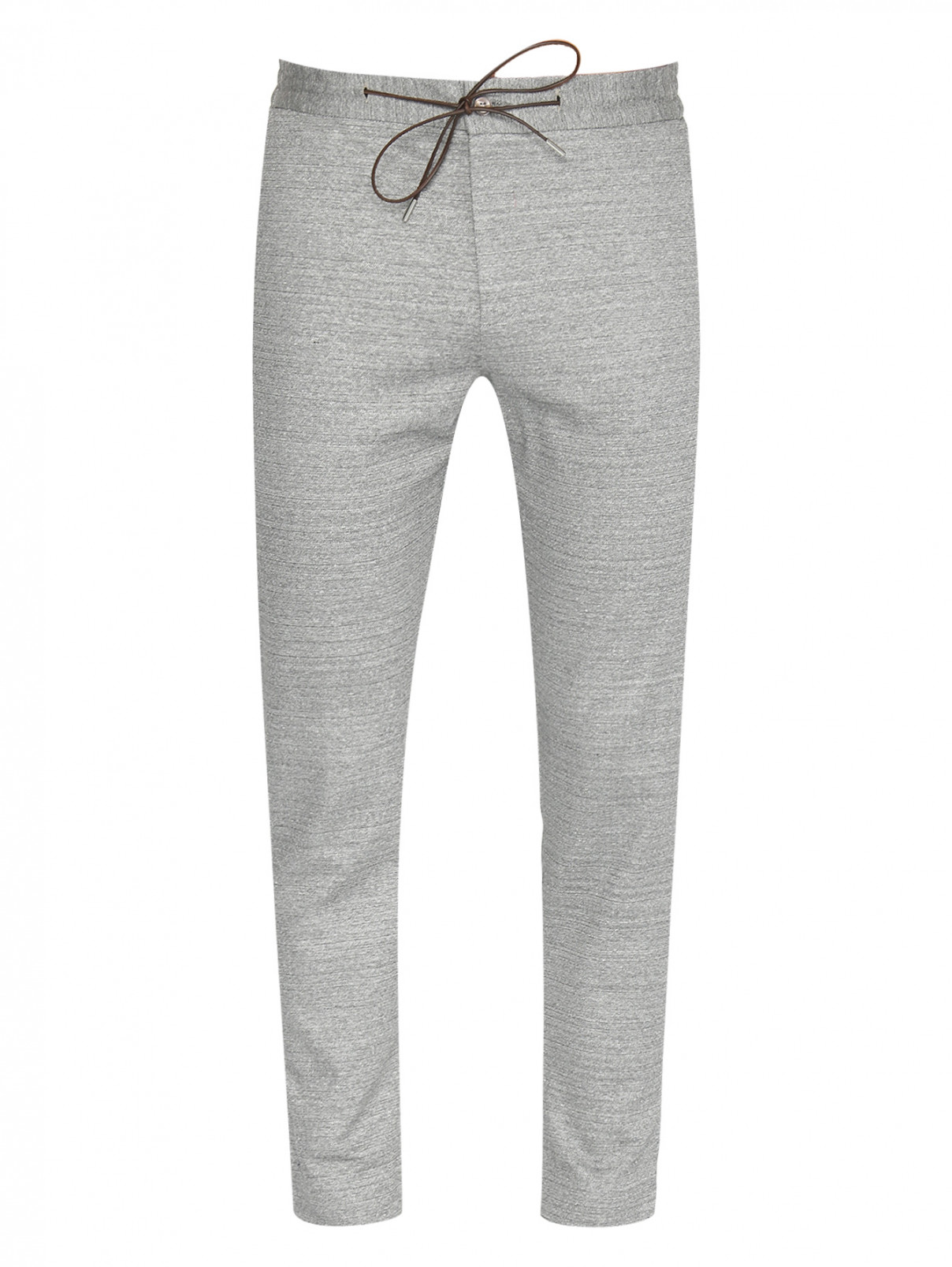 Трикотажные брюки с карманами Tombolini  –  Общий вид  – Цвет:  Серый