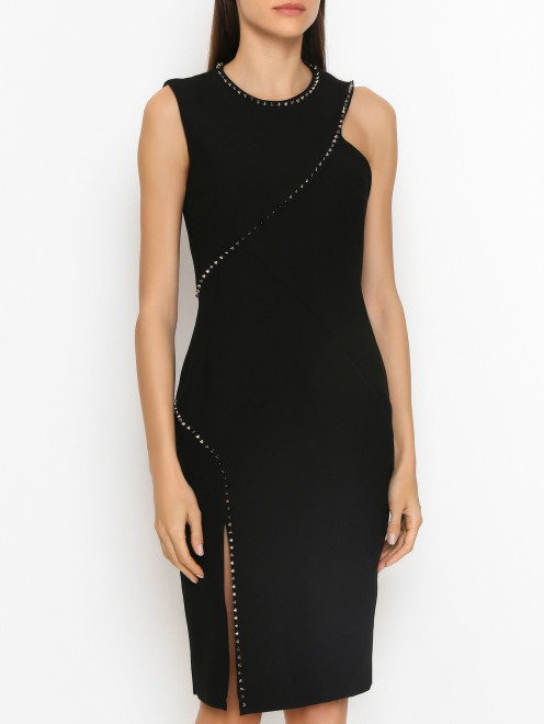 Платье-мини с декоративной отделкой Versace Collection - МодельВерхНиз