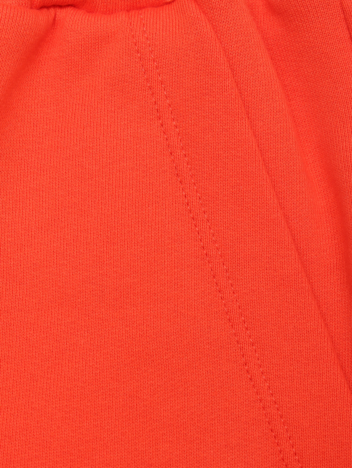 Брюки из хлопка на резинке с карманами Ermanno Firenze  –  Деталь  – Цвет:  Оранжевый