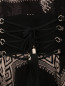Платье-миди с узором Versace Collection  –  Деталь1