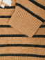 Джемпер из кашемира, шерсти и шелка свободного кроя с узором "полоска" Ermanno Scervino  –  Деталь1