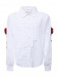 Блуза хлопковая с вышивкой Lapin House  –  Общий вид