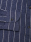 Рубашка из льна с узором полоска Isaia  –  Деталь1