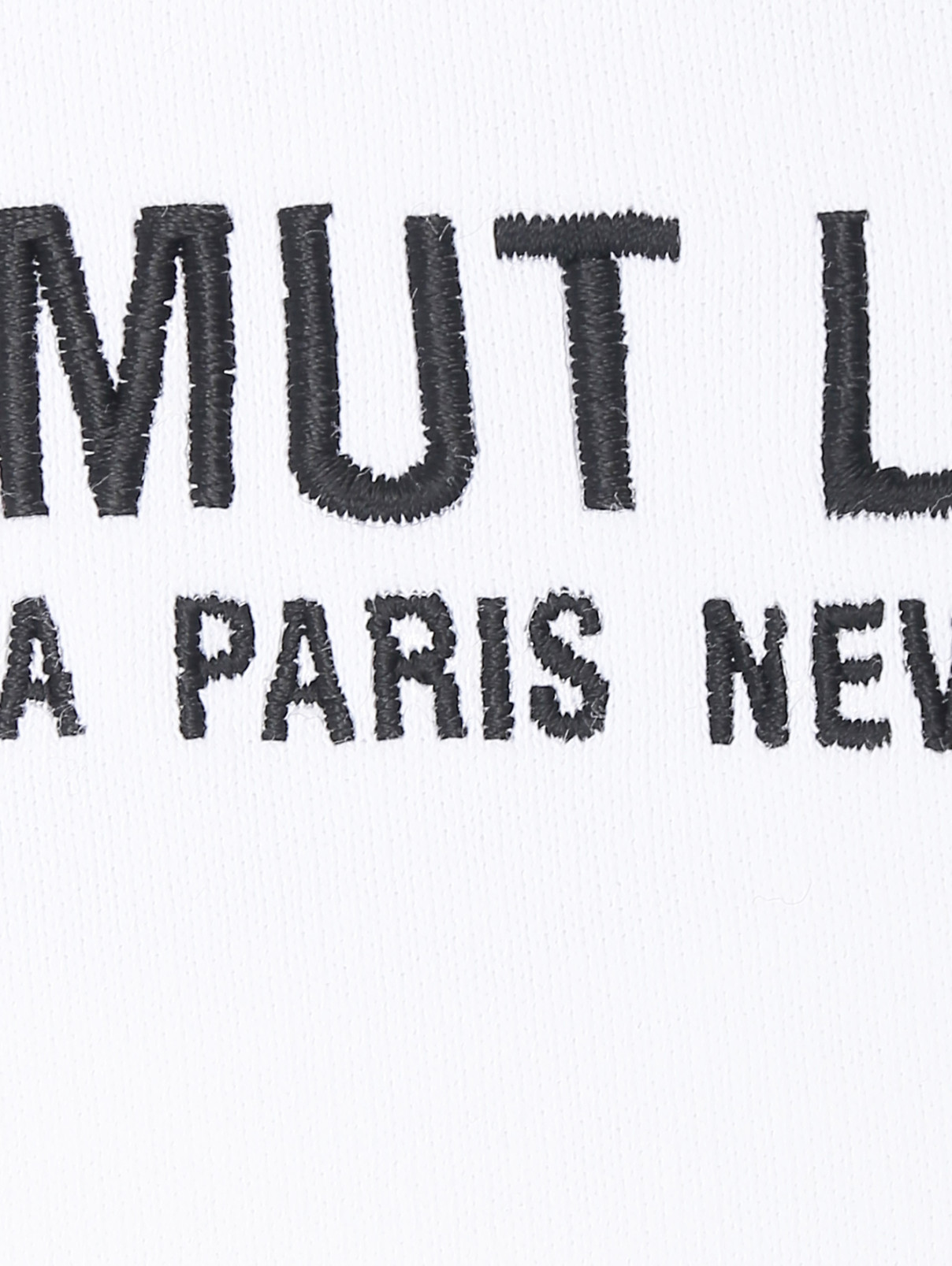 Худи из хлопка декорированное вышивкой и принтом Helmut Lang  –  Деталь  – Цвет:  Мультиколор