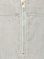 Джинсы с вышивкой и молниями на манжетах Moschino  –  Деталь2