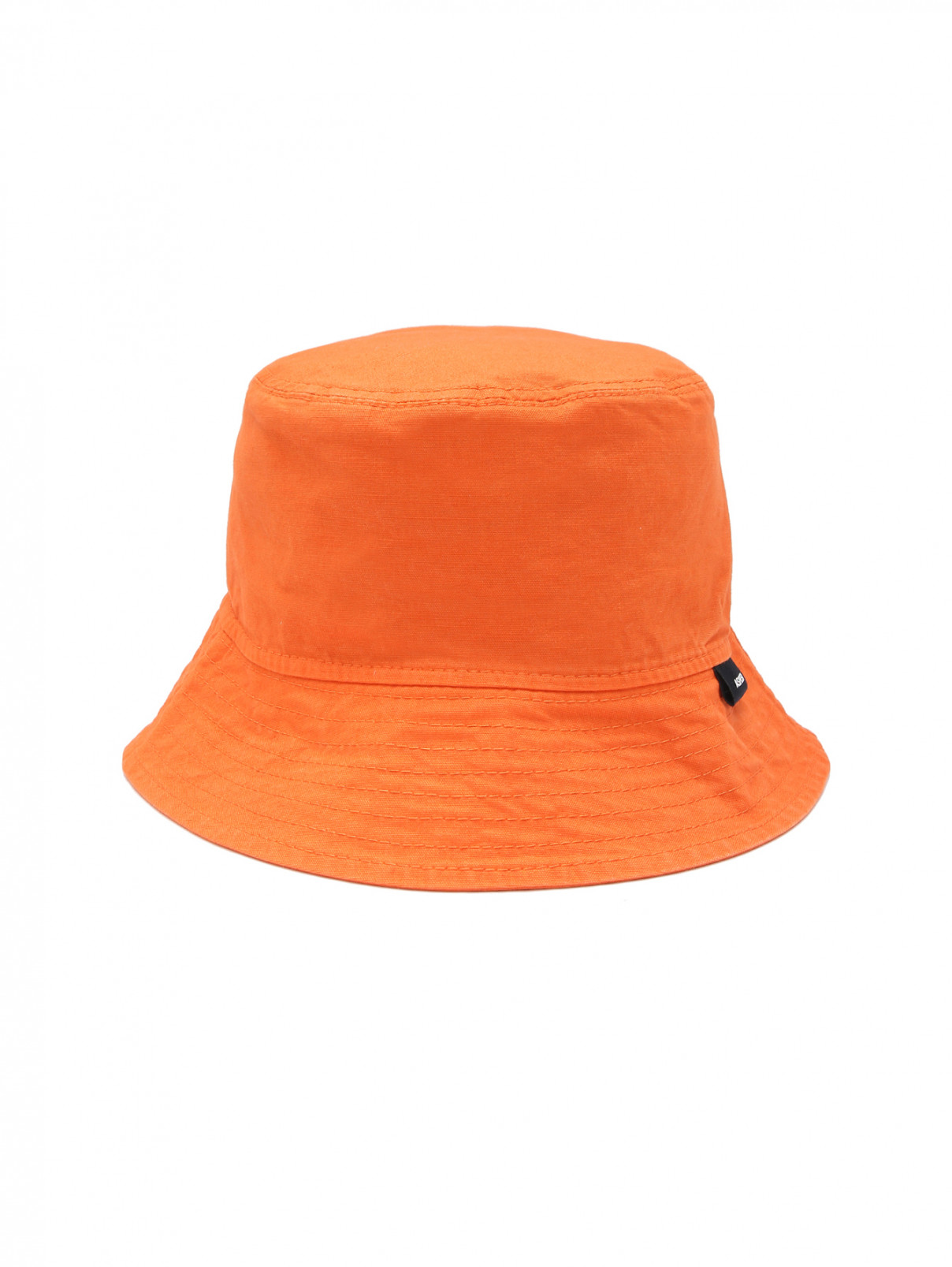 Однотонная панама из хлопка Aspesi  –  Общий вид  – Цвет:  Оранжевый