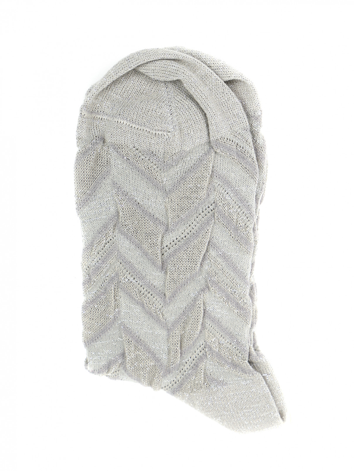 Носки из хлопка ALTO MILANO  –  Общий вид  – Цвет:  Серый