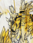Платье-макси из шелка с цветочным узором N21  –  Деталь