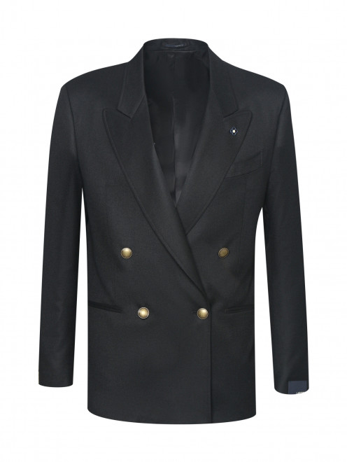 Двубортный пиджак из шерсти LARDINI - Общий вид