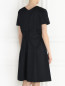 Платье из фактурной ткани с короткими рукавами Max&Co  –  Модель Верх-Низ1