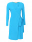 Трикотажное платье с запахом из кашемира Diane von Furstenberg  –  Общий вид