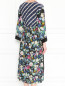 Платье-миди свободного кроя с цветочным узором Weekend Max Mara  –  МодельВерхНиз1