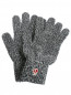 Трикотажные перчатки с узором BOSCO  –  Общий вид