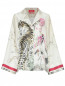 Блуза из шелка с узором Forte Dei Marmi Couture  –  Общий вид