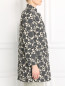Пальто с узором и накладными карманами Femme by Michele R.  –  Модель Верх-Низ2