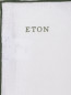 Платок карманный изо льна с контрастной отделкой Eton  –  Деталь