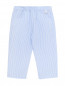 Хлопковые брюки в полоску Il Gufo  –  Общий вид