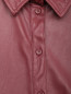 Рубашка из эко-кожи на пуговицах Max&Co  –  Деталь