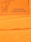 Джинсы из хлопка узкого кроя Versace Collection  –  Деталь