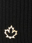 Однотонный шарф с логотипом Dsquared2  –  Деталь