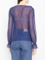 Блуза из шелка с топом Alberta Ferretti  –  МодельВерхНиз1