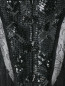 Платье из шелка декорированное пайетками и кружевом La Perla  –  Деталь1
